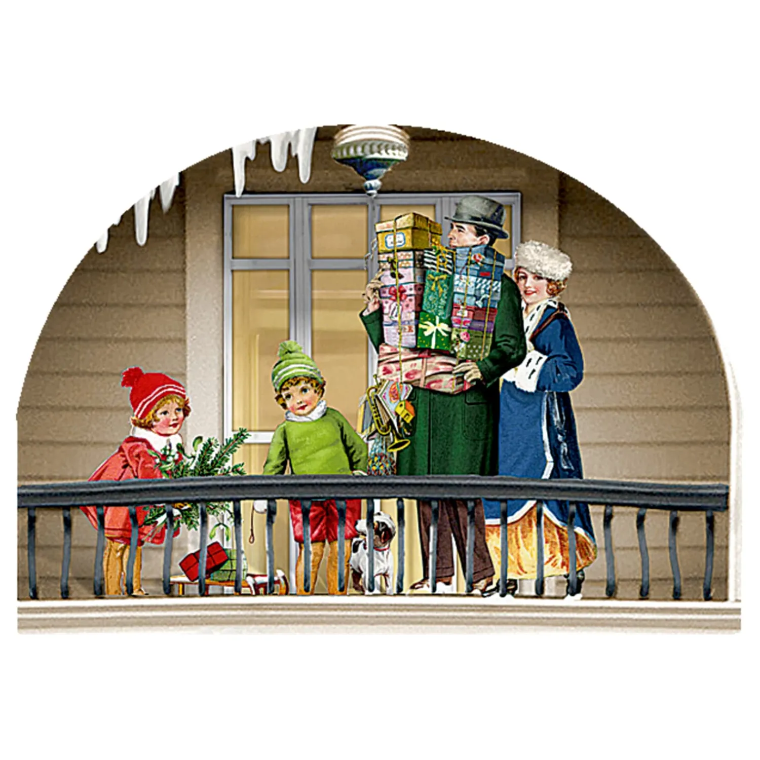Käthe Wohlfahrt Adventsdeko & Kalender<Adventskalender "Nostalgische Weihnachtsladchen-Leporello"