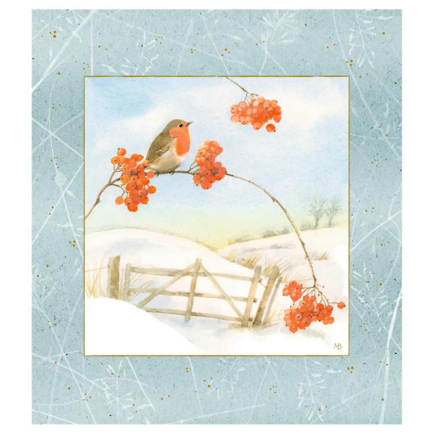 Käthe Wohlfahrt Adventsdeko & Kalender<Adventskalender "Wintermorgen Mit Rotkehlchen"