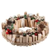 Käthe Wohlfahrt Wohndeko<Adventskranz Mit Roten Beeren Und Zapfen