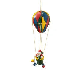 Käthes Original Baumschmuck Aus Holz<Ballon Mit Weihnachtsmann