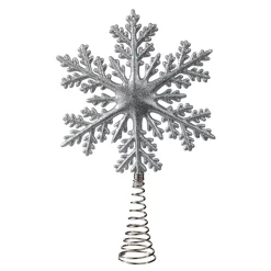 Käthe Wohlfahrt Baumspitzen<Baumspitze Schneeflocke, Silber