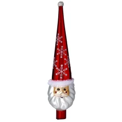 Käthe Wohlfahrt Baumspitzen<Baumspitze "Weihnachtsmann", Rot, 30Cm