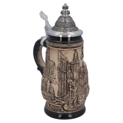 Käthe Wohlfahrt Bierkruge<Bierkrug Mit Zinndeckel "Rothenburg", 0,25 Liter