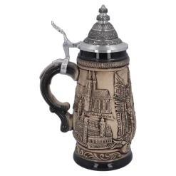 Käthe Wohlfahrt Bierkruge<Bierkrug Mit Zinndeckel "Rothenburg", 0,25 Liter