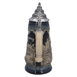 Käthe Wohlfahrt Rothenburg Motive<Bierkrug Mit Zinndeckel "Rothenburg Mit Ritter", 0,5L