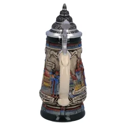 Käthe Wohlfahrt Bierkruge<Bierkrug Mit Zinndeckel "Rothenburg Mit Ritter", 0,25L