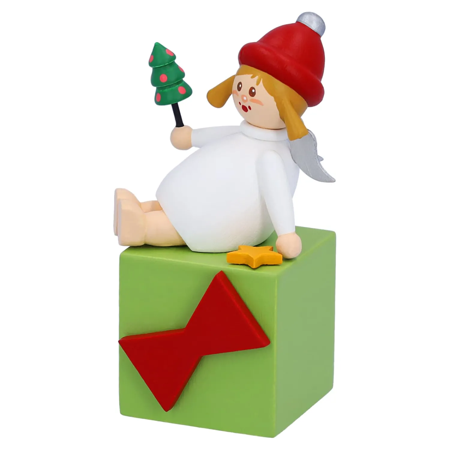 Käthes Original Käthes Original Figuren<Engel Mit Geschenkpackchen "Uberraschen"