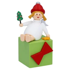 Käthes Original Käthes Original Figuren<Engel Mit Geschenkpackchen "Uberraschen"