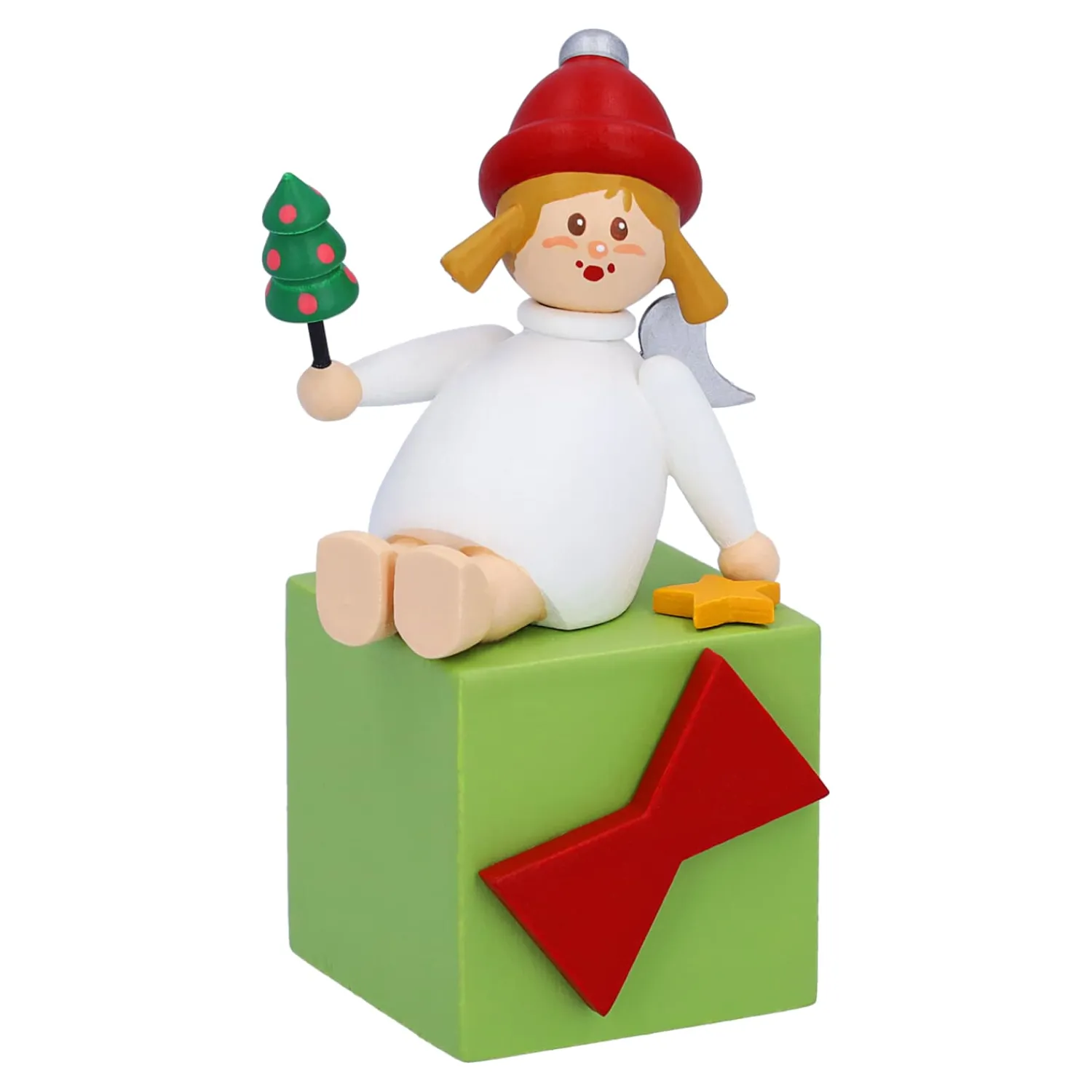 Käthes Original Käthes Original Figuren<Engel Mit Geschenkpackchen "Uberraschen"