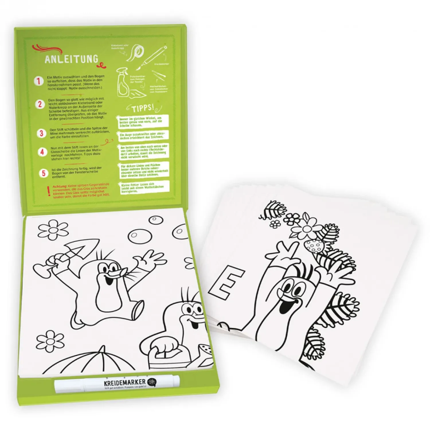 Trötsch Verlag Der Kleine Maulwurf „Krtek"<Fensterbilder Kleiner Maulwurf