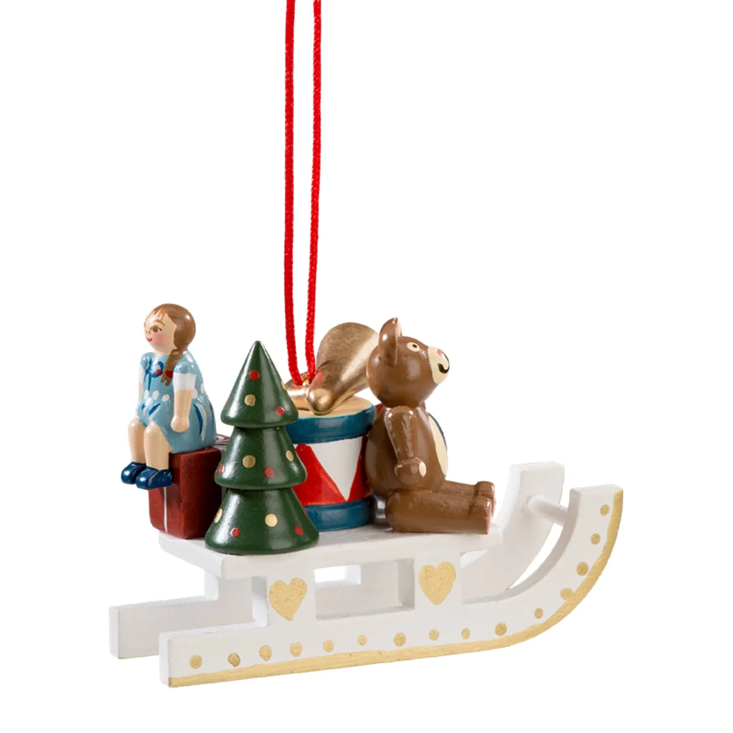 Käthes Original Baumschmuck Aus Holz<Geschenkeschlitten