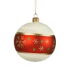 Käthe Wohlfahrt Baumkugeln Und Set-Angebote<Glaskugel Frosty Mit Schneeflocken, 10Cm
