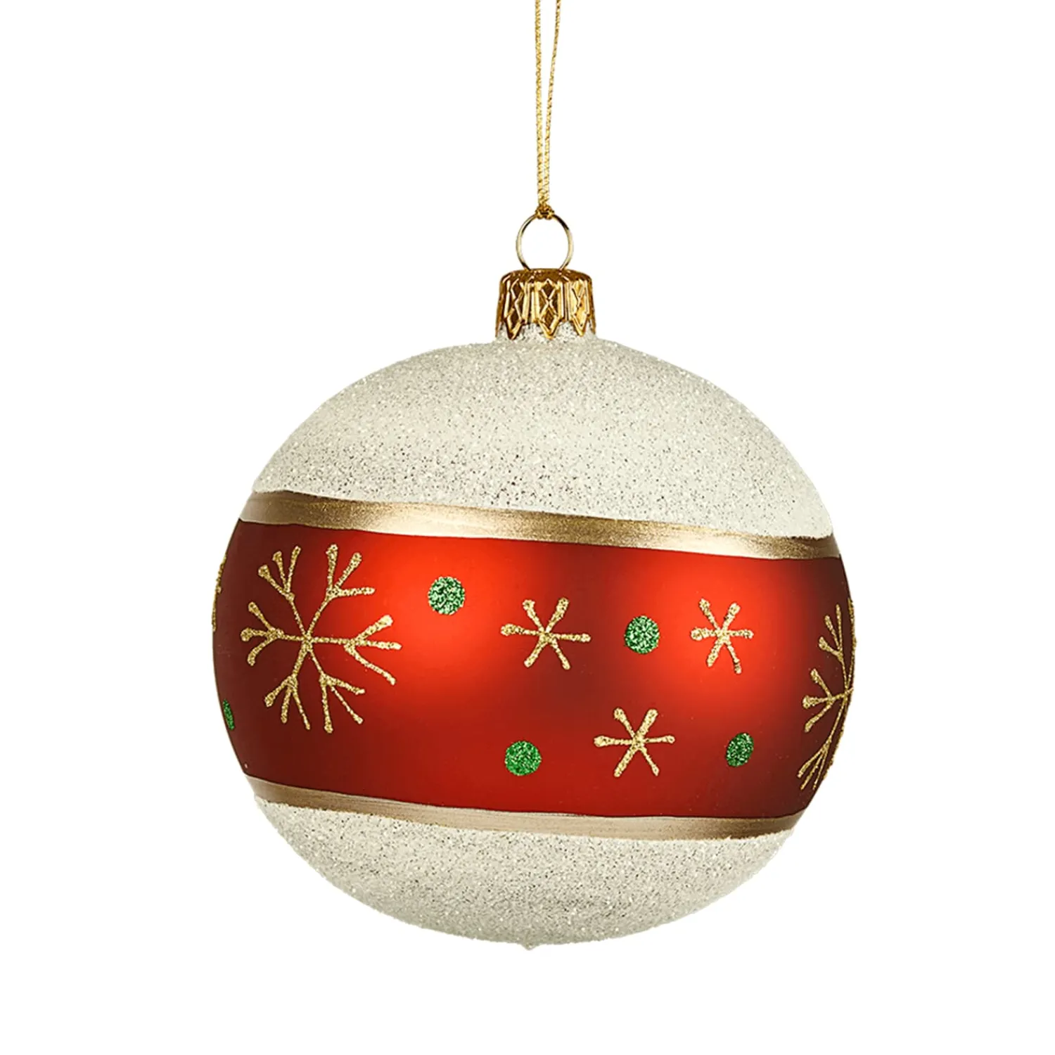Käthe Wohlfahrt Baumkugeln Und Set-Angebote<Glaskugel Frosty Mit Schneeflocken, 10Cm