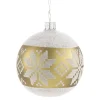 Käthe Wohlfahrt Baumkugeln Und Set-Angebote<Glaskugel Grun-Gold Mit Weisem Muster, 7 Cm