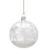 Käthe Wohlfahrt Baumkugeln Und Set-Angebote<Glaskugel Klar Mit Verschneiten Baumen, 8 Cm
