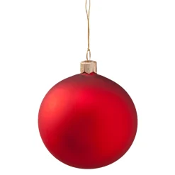 Käthe Wohlfahrt Baumkugeln Und Set-Angebote<Glaskugel Matt Rot, 8 Cm