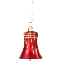 Käthe Wohlfahrt Baumkugeln Und Set-Angebote<Glocke Rot Mit Glitterdach
