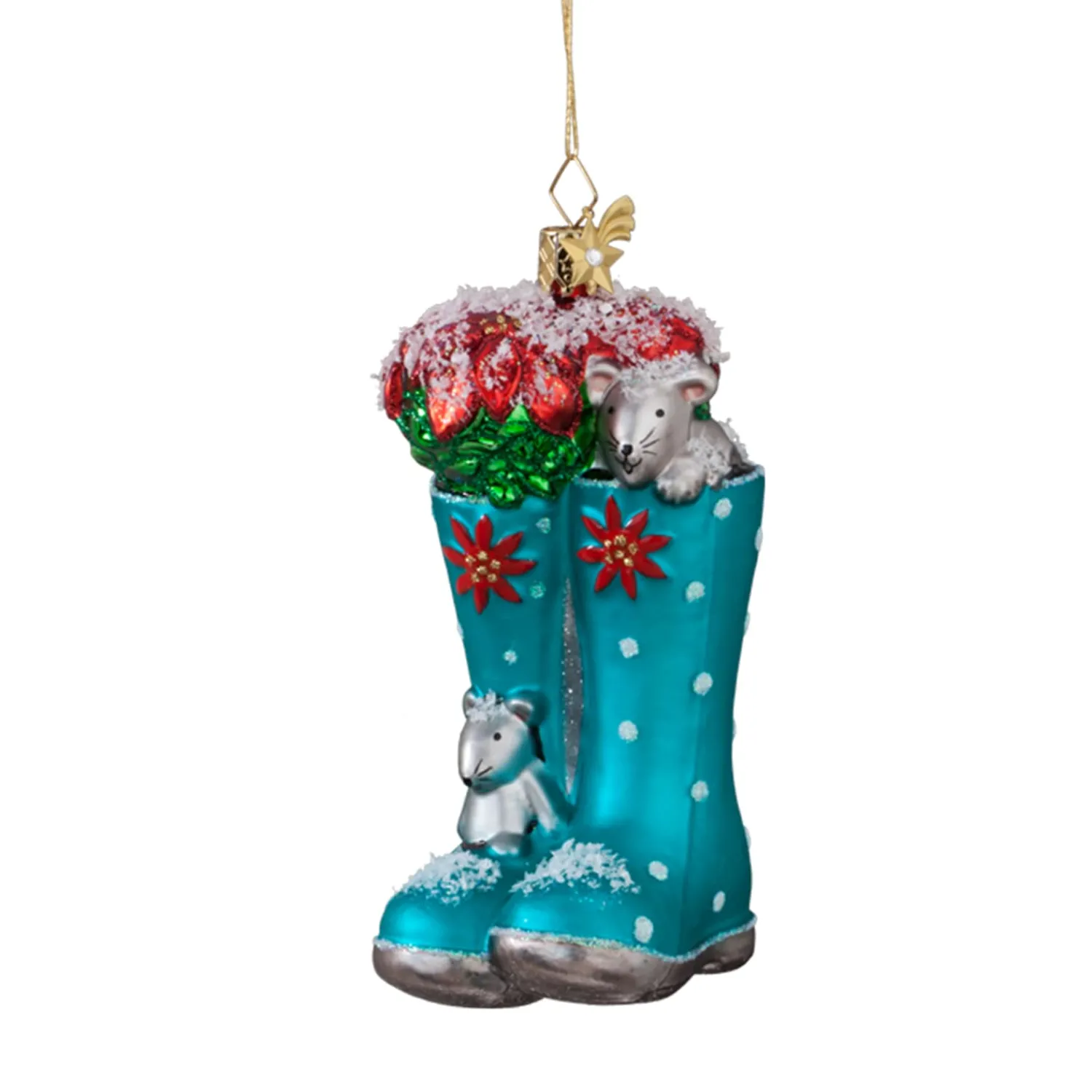 Poesie in Glas Baumschmuck Aus Glas<Gummistiefel