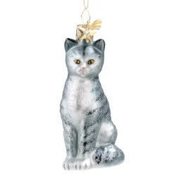 Poesie in Glas Baumschmuck Aus Glas<Hauskatze