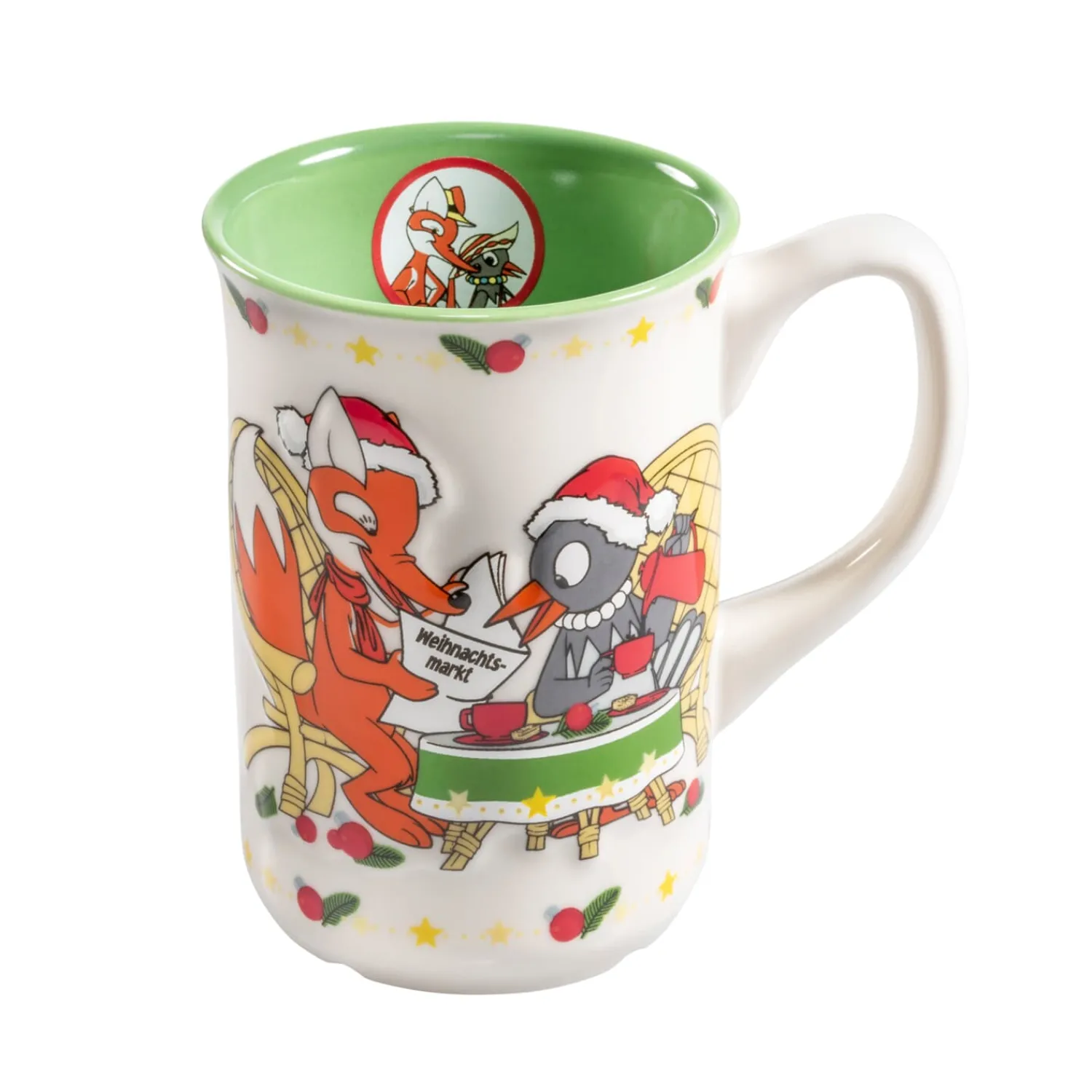 Käthe Wohlfahrt Unser Sandmännchen Und Seine Freunde<Herr Fuchs Und Frau Elster Weihnachtsmarkttasse