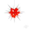 Herrnhuter Sterne Sterne<Herrnhuter Papierstern, Rot/Weis, 60Cm