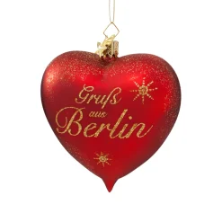 Poesie in Glas Deutschland Motive<Herz "Grus Aus Berlin"