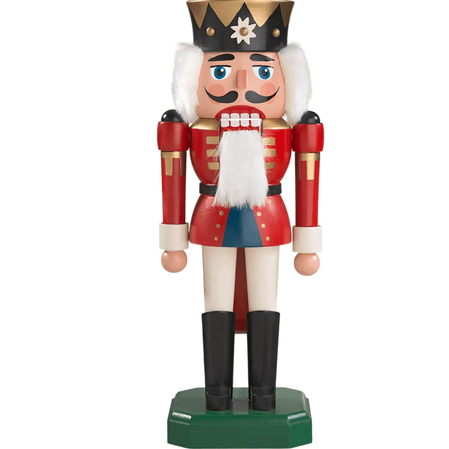 Käthes Original Nussknacker<Holzknackl "Konig", 26Cm