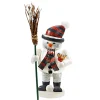 Käthes Original Nussknacker<Holzknackl "Schneemann", 16Cm