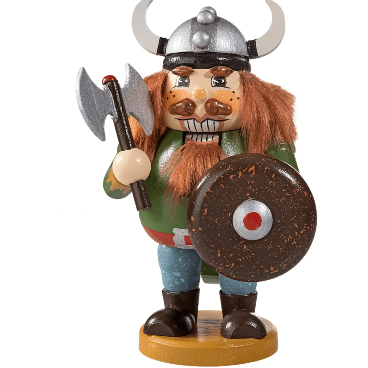 Käthes Original Nussknacker<Holzknackl "Wikinger", 12,5Cm