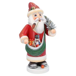 Käthes Original Räuchermänner<Holzknoddl "Nostalgischer Weihnachtsmann", Rauchermannchen