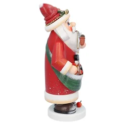 Käthes Original Räuchermänner<Holzknoddl "Nostalgischer Weihnachtsmann", Rauchermannchen