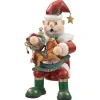 Käthes Original Räuchermänner<Holzknoddl "Weihnachtsmann Mit Schaukelpferd"