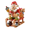 Käthes Original Räuchermänner<Holzknoddl "Weihnachtsmann Auf Schlitten", Rauchermann