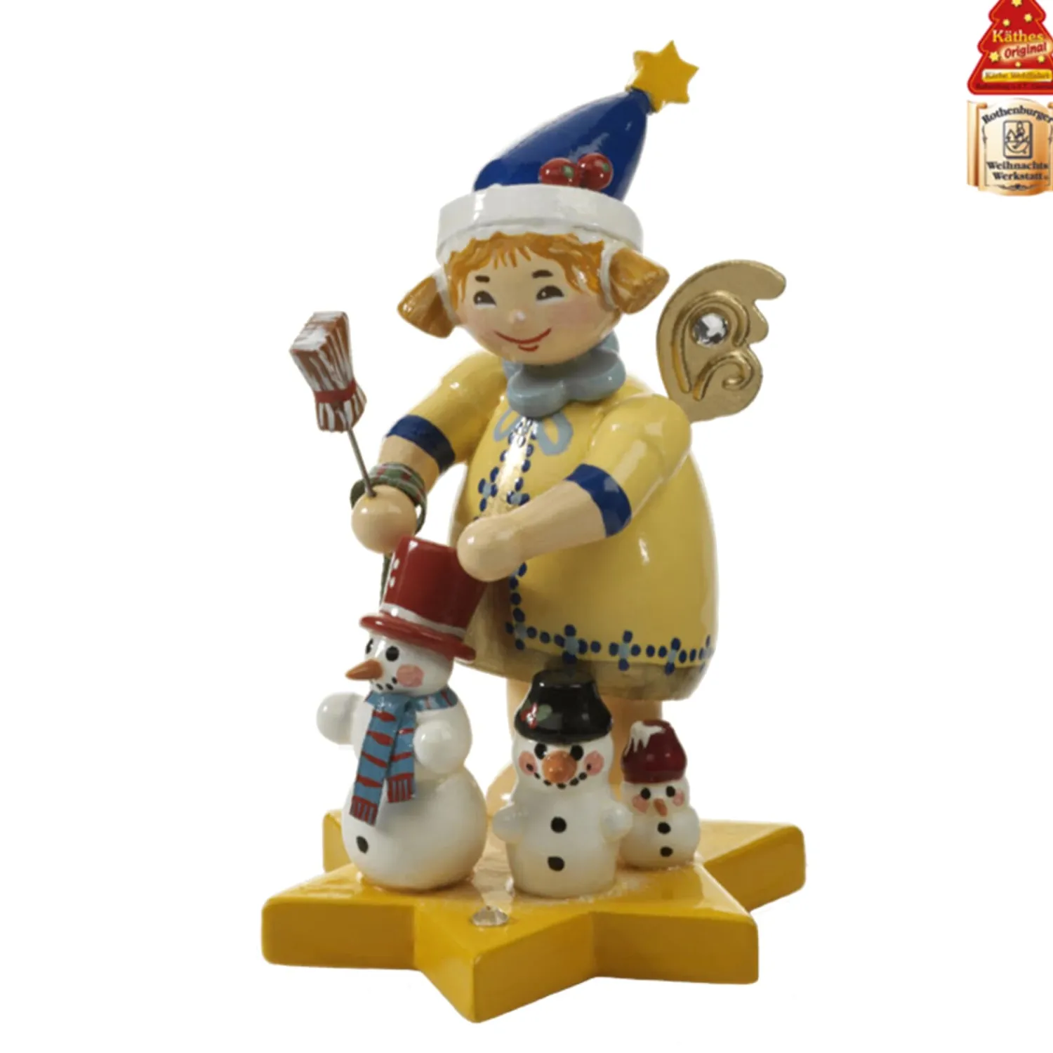 Käthes Original Käthes Original Figuren<Jahresengel 2011 "Schneemannparade"