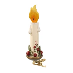 Käthes Original Baumschmuck Aus Holz<Kerze Mit Clip
