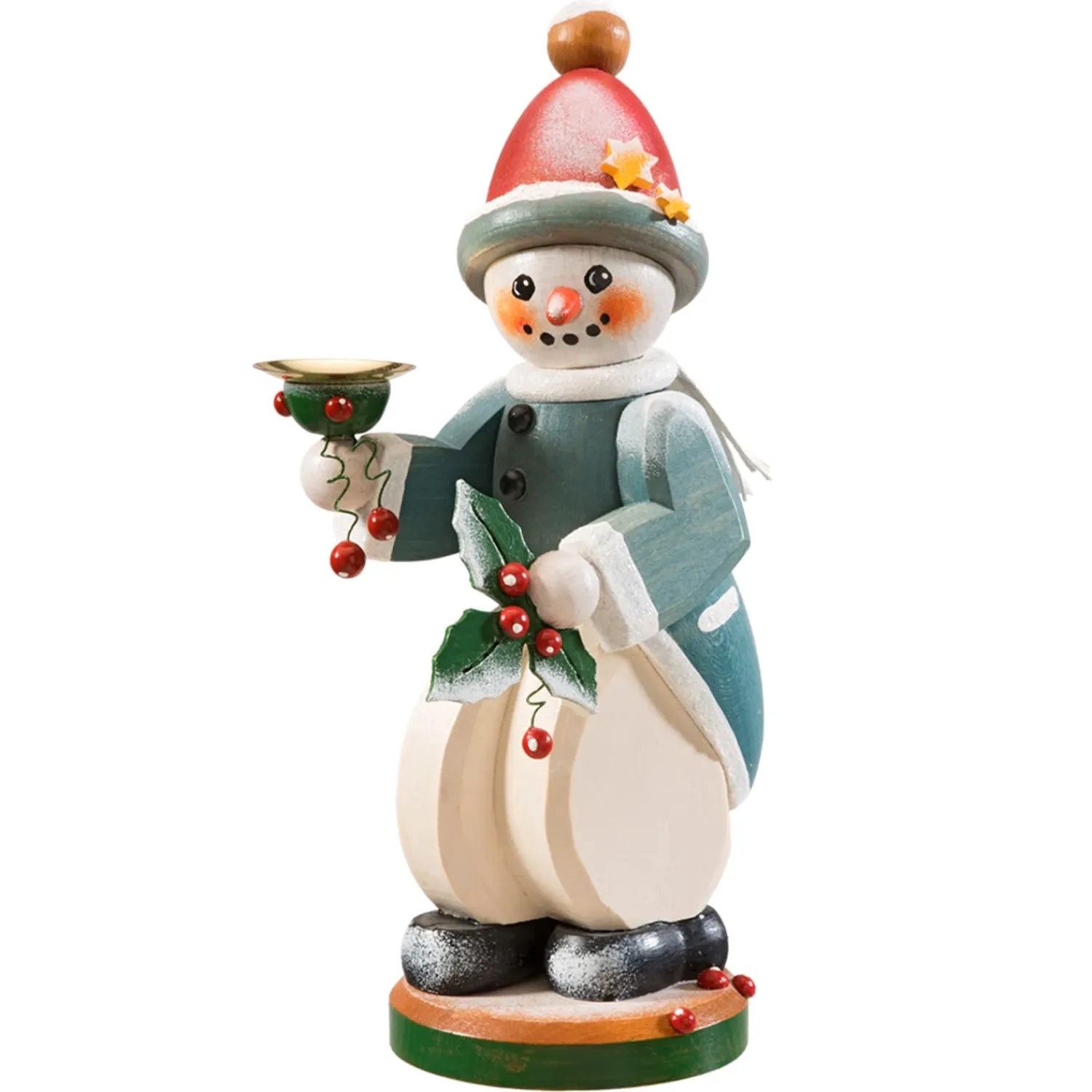 Käthes Original Kerzen & Teelichthalter<Kerzenhalter "Schneemann"