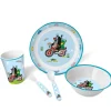 Trötsch Verlag Der Kleine Maulwurf „Krtek"<Kindergeschirr-Set "Der Kleine Maulwurf" Auf Motorrad