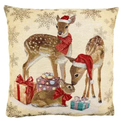Sandner Wohndeko<Kissenhulle "Weihnachtstiere"