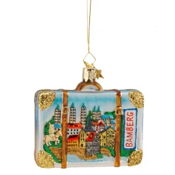 Poesie in Glas Bayern Motive<Koffer Bamberg Blau