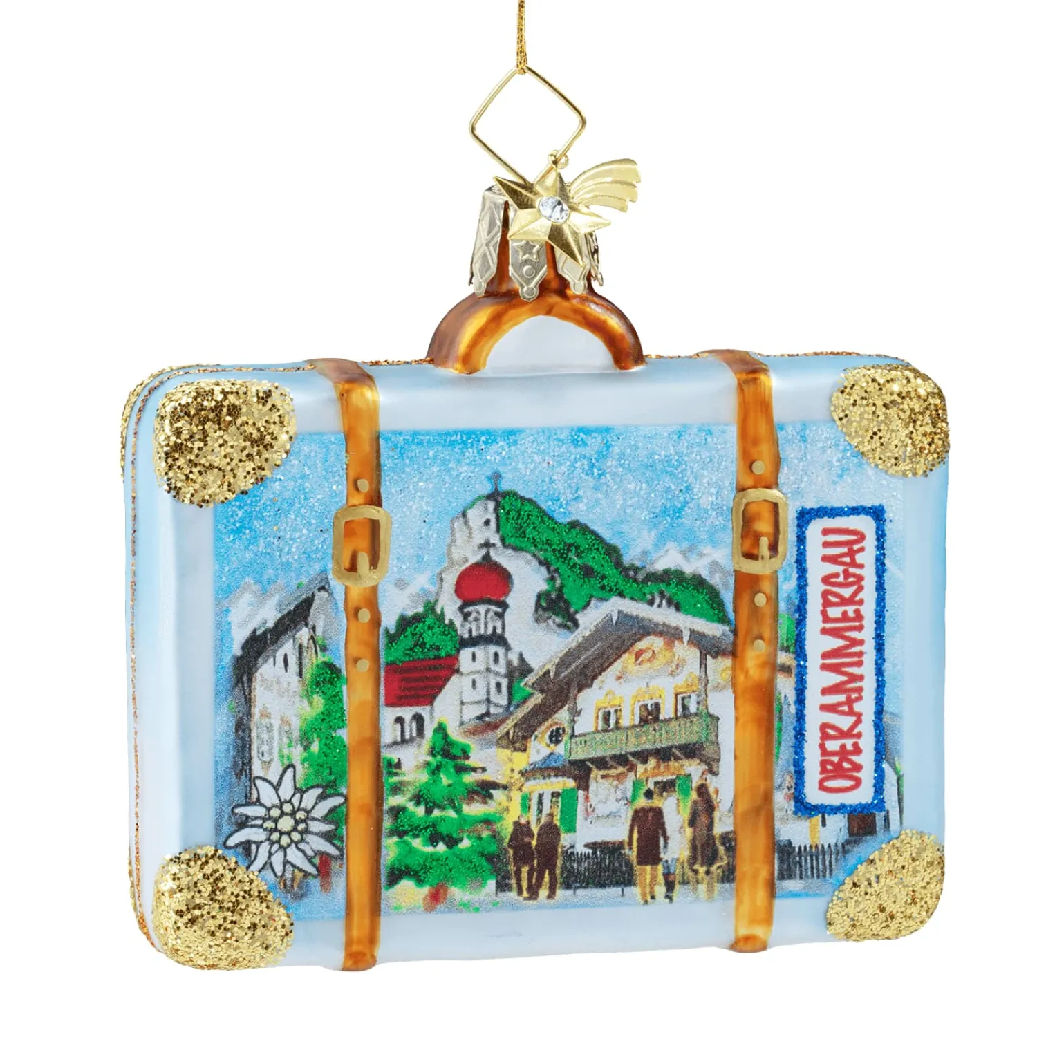 Poesie in Glas Bayern Motive<Koffer Oberammergau