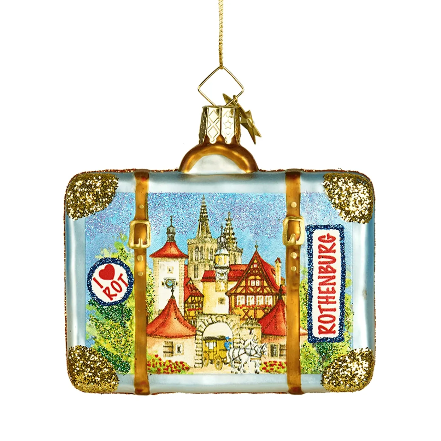 Poesie in Glas Rothenburg Motive<Koffer Rothenburg