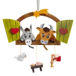 Käthes Original Baumschmuck Aus Holz<Krippenfenster