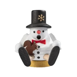 Richard Glässer Räuchermänner<Kugeliger Schneemann, Rauchermannchen