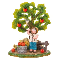 Hubrig Volkskunst Hubrig Miniaturen<Landidyll Apfelernte