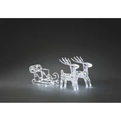 KONSTSMIDE Beleuchtung Außenbereich<Led Acryl Schlitten Mit Rentieren