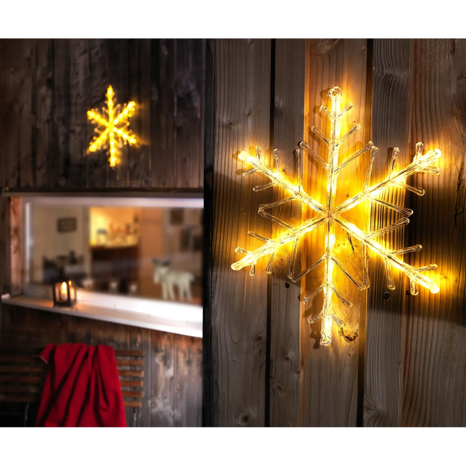 KONSTSMIDE Beleuchtung Außenbereich<Led Acryl Schneeflocke