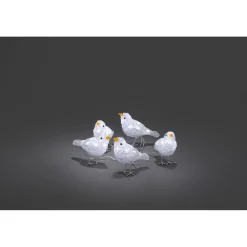 KONSTSMIDE Beleuchtung Außenbereich<Led Acryl Vogel 5Er-Set
