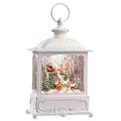 KONSTSMIDE Laternen<Led Schneelaterne "Weihnachtsmanns Reise", 25 Cm