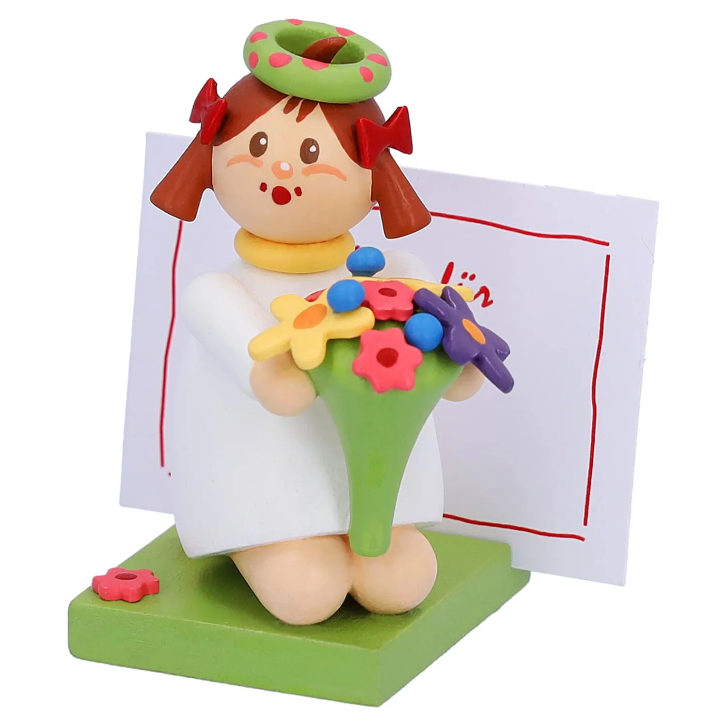 Käthes Original Käthes Original Figuren<Madchen Mit Blumen "Viele Gruse"