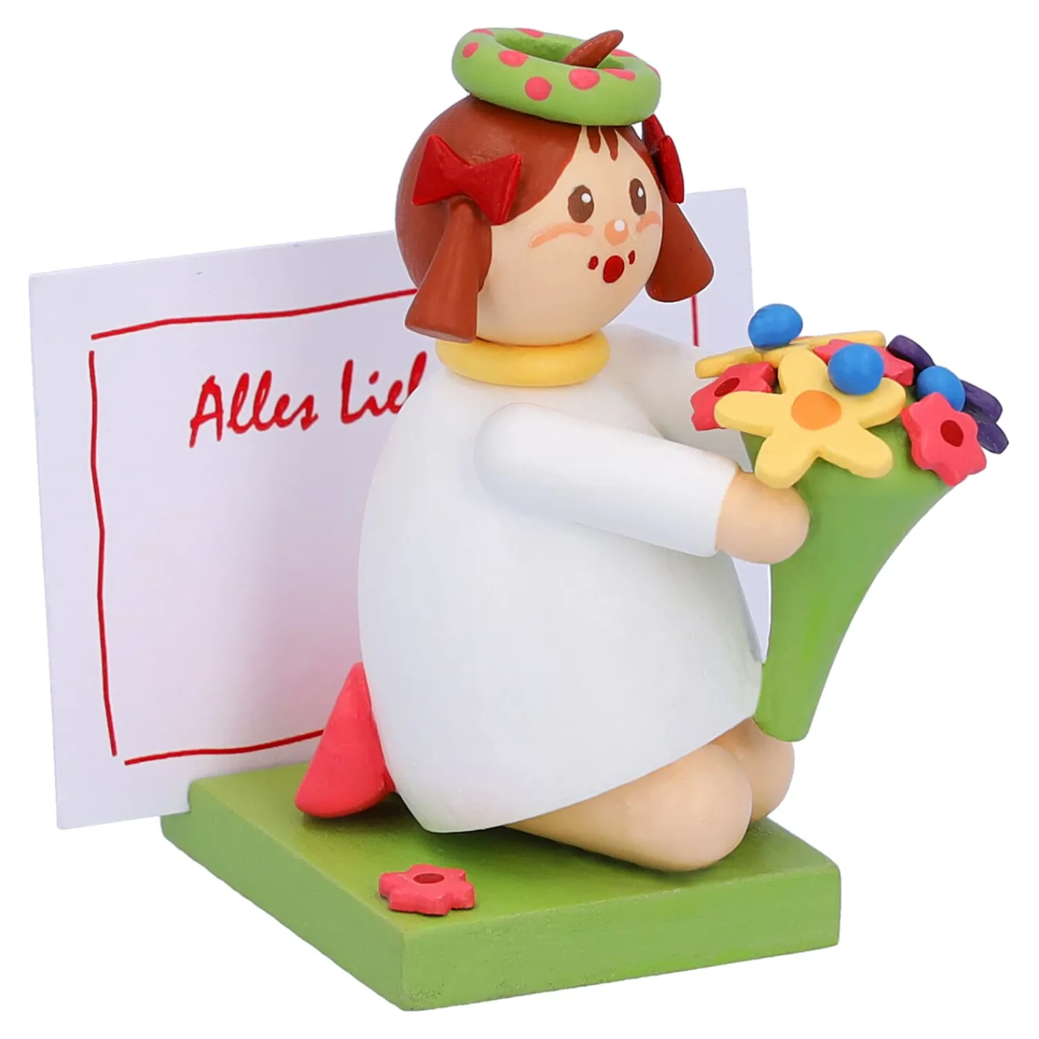 Käthes Original Käthes Original Figuren<Madchen Mit Blumen "Viele Gruse"
